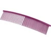 Show Tech lenktas apdailos šukos 19cm – mišrios dantukų atstumas, ergonomiškas violetinis dizainas