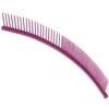 Show Tech lenktas apdailos šukos 19cm – mišrios dantukų atstumas, ergonomiškas violetinis dizainas