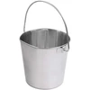 Show Tech Plokščio šoninio dizaino nerūdinio plieno priežiūros kibiras – 3,8 L, patvarus plokščių šonų dizainas