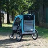 Show Tech Petstro Didelis 4 Ratų Vežimėlis – Turku Pilka, Erdvus Vežimėlis, Atlaiko Iki 55kg