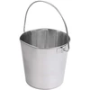 Show Tech Plokščio šoninio dizaino nerūdinio plieno priežiūros kibiras – 3,8 L, patvarus plokščių šonų dizainas
