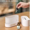 Aroma oro drėkintuvas ugnies imitacija, 4.5 W, spalva: juoda