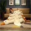 Pliušinis minkšas žaislas-pagalvė Žąsis, 50 cm