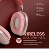 CHUNLIU YANG; Gongren north road, Yiwu, Zhejiang, China; nida@op.pl Ausinės su garsiakalbiu ir bluetooth, rožinės su dėklu