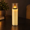 Saulės energija maitinama LED žvakė 10762, 20 cm