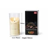 LED žvakė su dekoratyvine švieselių vielute 10183, 15 cm