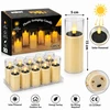 Saulės energija maitinama LED žvakė 10761, 15 cm