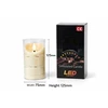 LED žvakė su dekoratyvine švieselių vielute 10182, 12,5 cm