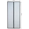 Tinklelis nuo uodu durims 100x210cm T-01, spalva: juoda