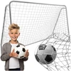 Futbolo vartų tinklas, 213 x 150 x 90 cm