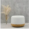 Oro drėkintuvas aromaterapijos kvapų difuzorius su 7 LED šviesos diodais, 12 W, spalva: balta