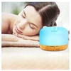 Oro drėkintuvas aromaterapijos kvapų difuzorius su 7 LED šviesos diodais, 12 W, spalva: balta