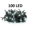 Kalėdinė girlianda su 100 LED šviesos diodų, lempučių, 8m, baltos spalvos