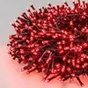 Kalėdinė girlianda su 1000 LED šviesos diodų, lempučių, 21m, raudonos spalvos