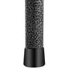 Lauko baldų komplektas Sulankstomas sodo baldų komplektas, stalas 180 cm + 2 suolai, juodi