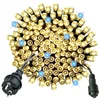 Lauko kalėdinė girlianda 300 LED, 21 metrai šiltai baltos spalvos flash