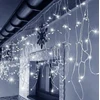 LED girlianda šviečiantys lauko varvekliai, 500LED, 25 metrų ilgio, šaltai baltos spalvos flash