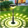 LED lauko šviestuvai su saulės baterijomis XF-2011, 2 vnt., spalva: juoda