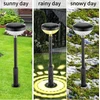 LED lauko šviestuvai su saulės baterijomis Nuodake NK-53186, 2 vnt.