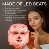 LED šviesos terapijos veido kaukė