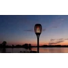 LED žibintas su saulės baterija Flame, spalva: balta