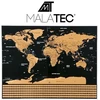 Malatec Nutrinamas pasaulio žemėlapis su priedais