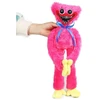 Minkštas pliušinis žaislas - monstriukas "Huggy Wuggy Kissy Missy", rožinis, 42cm