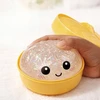 Minkštas žaislas Dumpling 8 cm, minkštas maigomas žaislas su indeliu