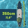 Irklentė Pripučiama SUP lenta 350 cm, 3 pelekai, reguliuojamas irklas