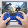 Žaidimų pultelis Belaidis žaidimų pultelis DS4 W ProGrip Mėlyna – tinka PS4, PC, Android ir iOS, spalva: mėlyna