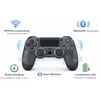 Žaidimų pultelis Belaidis žaidimų pultelis DS4 W ProGrip Steel juodas – tinka PS4, PC, Android ir iOS, spalva: pilka