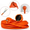 BOXER sodo statybinis prailgintuvas 30m 3x2,5mm² su įžeminimu, oranžinis