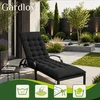 Sodo gulto pagalvėlė Gardlov 180x50x9 cm, stora, juoda