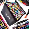Spalvoti dvipusiai žymekliai Highlighters, 120 vnt Iso Trade