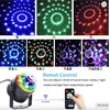 LED spalvų disko lempa