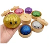 Toys Revolution Mystery Bun Squishy Glitter Dumpling antistresinis žaislas kapsulėje