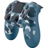 Žaidimų pultelis Games World PS4 Doubleshock 4 V2 bevielis žaidimų pultelis / valdiklis, kamufliažinis mėlynas, skirtas PS4 / PS5 / Android / iOS