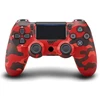 Žaidimų pultelis Games World PS4 Doubleshock 4 V2 bevielis žaidimų pultelis / valdiklis, kamufliažinis raudonas, skirtas PS4 / PS5 / Android / iOS