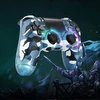 Žaidimų pultelis Games World PS4 Doubleshock 4 V2 bevielis žaidimų pultelis / valdiklis, kamufliažinis mėlynas, skirtas PS4 / PS5 / Android / iOS