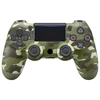 Žaidimų pultelis Games World PS4 Doubleshock 4 V2 bevielis žaidimų pultelis / valdiklis, kamufliažinis žalias, skirtas PS4 / PS5 / Android / iOS