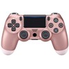 Žaidimų pultelis Games World PS4 Doubleshock 4 V2 bevielis žaidimų pultelis / valdiklis, rožinis, rose auksinis, skirtas PS4 / PS5 / Android / iOS