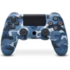 Žaidimų pultelis Games World PS4 Doubleshock 4 V2 bevielis žaidimų pultelis / valdiklis, kamufliažinis mėlynas, skirtas PS4 / PS5 / Android / iOS