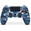 Žaidimų pultelis Games World PS4 Doubleshock 4 V2 bevielis žaidimų pultelis / valdiklis, kamufliažinis mėlynas, skirtas PS4 / PS5 / Android / iOS