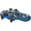 Žaidimų pultelis Games World PS4 Doubleshock 4 V2 bevielis žaidimų pultelis / valdiklis, kamufliažinis mėlynas, skirtas PS4 / PS5 / Android / iOS