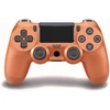 Žaidimų pultelis Games World PS4 Doubleshock 4 V2 bevielis žaidimų pultelis / valdiklis, rudas ( Metallic Copper), skirtas PS4 / PS5 / Android / iOS