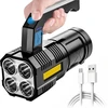 Žibintuvėlis su integruota USB įkraunama baterija Trizand