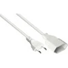 Good Connections Maitinimo kabelis Alcasa Alcasa P0300-W005 Baltas maitinimo kabelis 0,5 m C tipo maitinimo kištukas