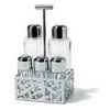 Alessi Cactus Condiment Set - oil,vinegar,S+P,spices MSA16