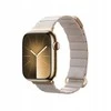 Crong Eclipse – Leather magnetic apyrankė skirta Apple Watch 38/40/41/42 mm beige