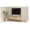 TV staliukas Asir Lentyna, On1-Su, 160x45.1x35.5 cm, Balta.